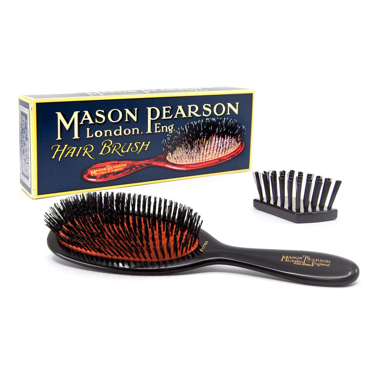 Mason Pearson B2 Extra Small Pure Bristle Hair Brush - Dark Ruby