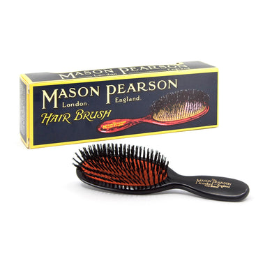 Mason Pearson B4 ‘Pocket’ Pure Bristle Hairbrush in Black