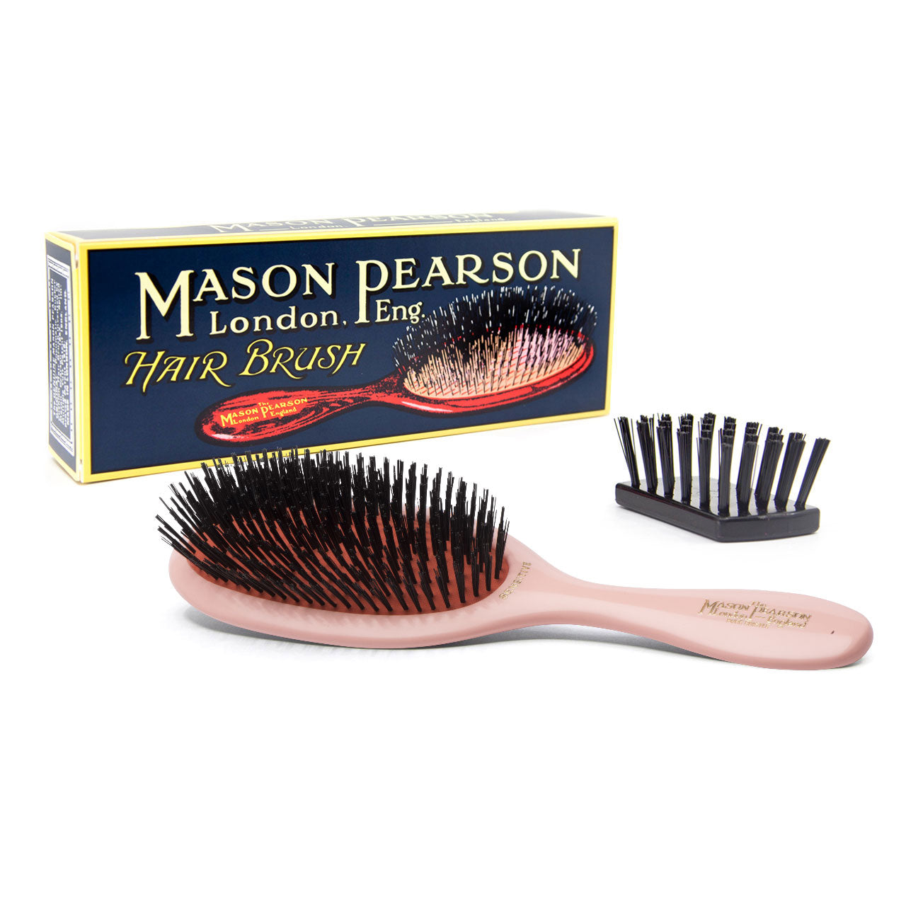 Pearson Bristle Beauty Hairbrush \'Handy\' SB3 Boar Sensitive Click Pure Health Buy – Mason &